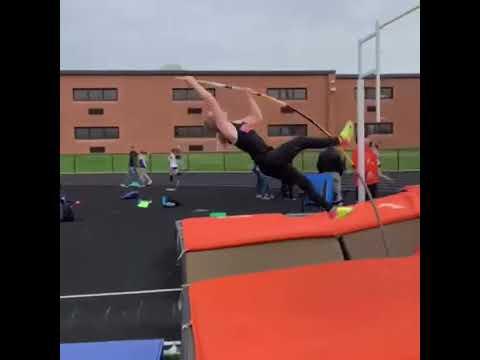 Video of 10 ft pole vault jump at Beavercreek High School 4/24/19