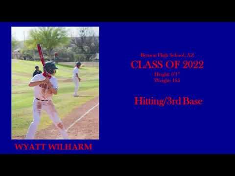 Video of Wyatt Wilharm Skills Hitting and 3B