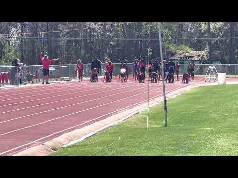 Video of 100m 12.95 