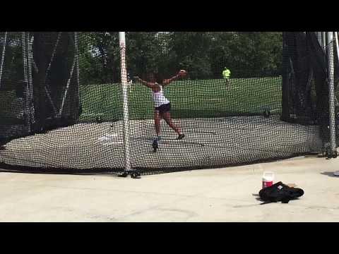 Video of USATF Hershey 2017 Junior Olympics Discus (135' 1")