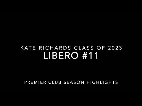 Video of Kate Richards Club Volleyball Highlights (2022)