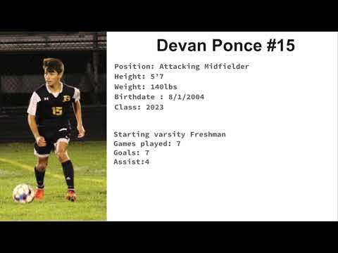 Video of Devan Ponce Freshman highlights