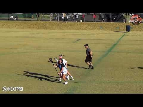 Video of Anna Simmons Lacrosse Highlights January 16-18 2021 Adrenaline Sin City Tournament