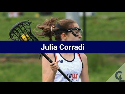 Video of Julia Corradi 2021 Lacrosse Highlights 