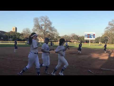 Video of Freshman L Tanner 1st Varsity Home Game Home Run