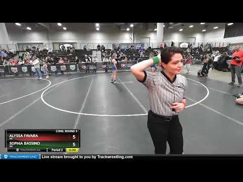 Video of 164 Lbs Cons. Round 3 - Sophia Bassino, WI Vs Alyssa Favara, PA