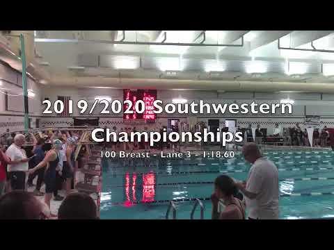 Video of 2019/2020 Maine High School Southwestern Championships -- 100 Breast