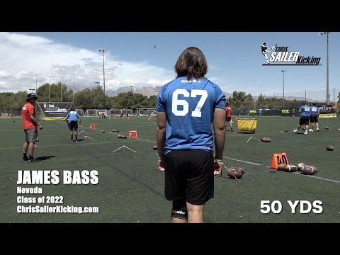 Video of James Bass kicker 2022