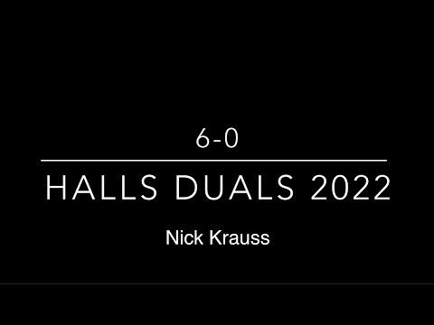 Video of 2022 Halls Duals 145-lb