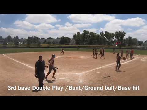 Video of 2 Homeruns, 3rd base plays, hitting opposite field