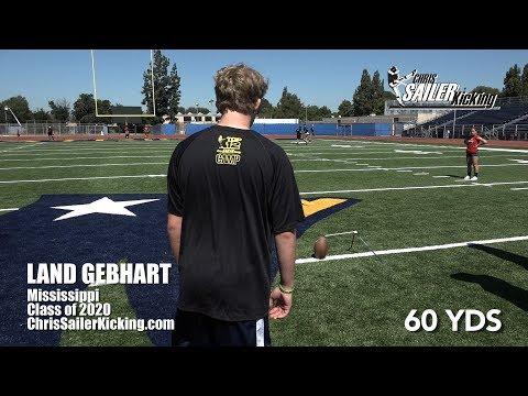 Video of Land Gebhart - Kicker Top 12 Camp