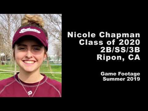 Video of Nicole Chapman 2020 - Game Footage Summer 2019