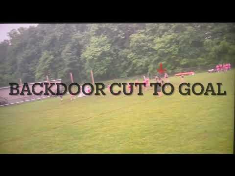 Video of Backdoor cut goal