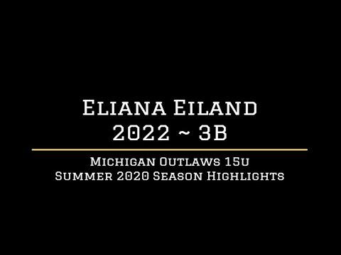 Video of Eliana Eiland (Summer 2020 Season Highlights)