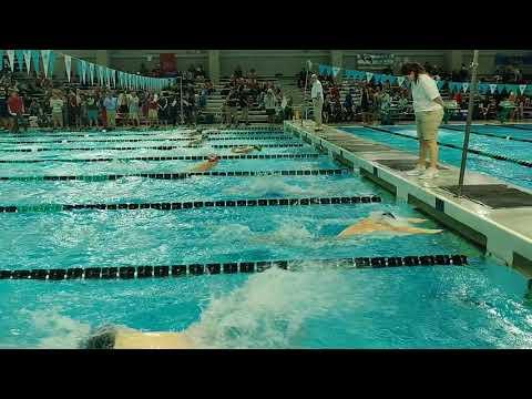 Video of Seby Alcala breaks school record 100 Fly