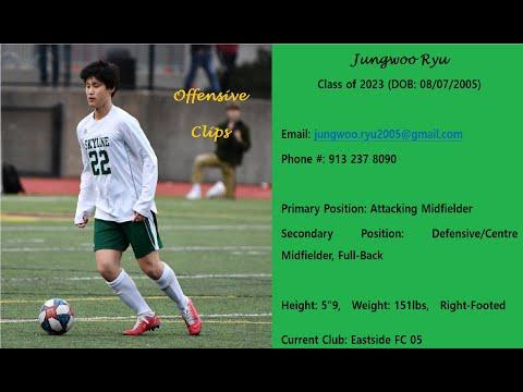 Video of Jungwoo Ryu (Class of 2023) Junior Year High School Varsity Offensive Highlights