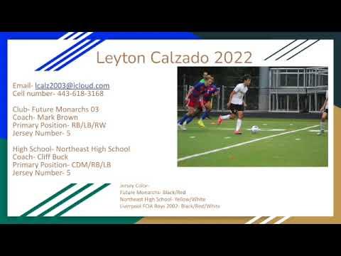 Video of Leyton Calzado 2019-2021 Highlights