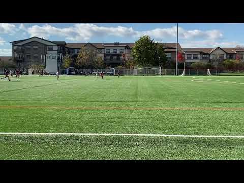 Video of Riley Irvin - Chicago FC United Pre-Academy Red 2005 vs Madison 56ers - Nov 2021