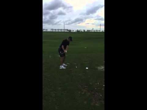 Video of 7 iron back view