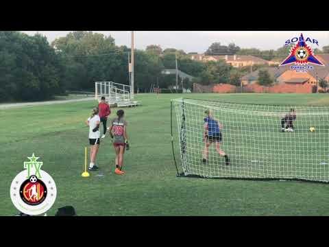 Video of Goalkeeper Training Sessions, 8/2020 age 14 - 5'11"