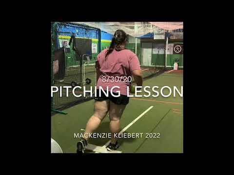 Video of Pitching Lesson 8/30/20