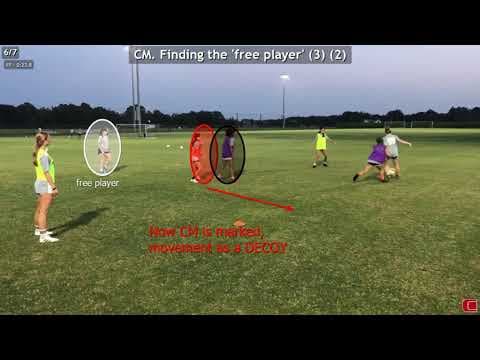 Video of Maddie as a CM in a drill at practice