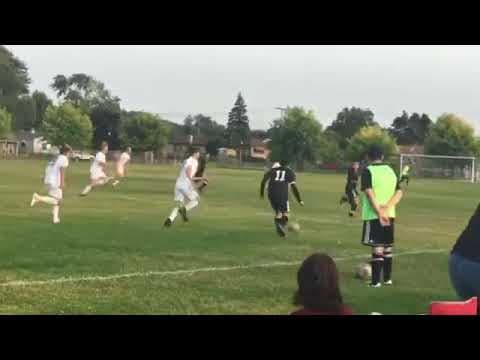 Video of LuisDiego Advancing the ball forward(# 11, Black Jersey)