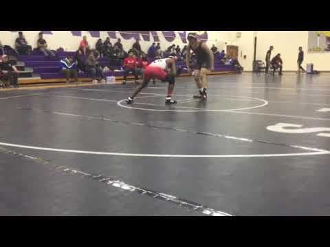 Video of Dorian Vaughns 152 Vs Chicago Military (