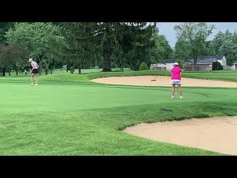 Video of Long putt recent tournament