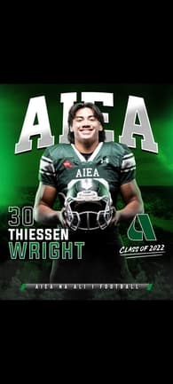 Thiessen Wright Football recruiting profile image