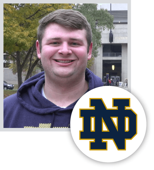 Lincoln Feist, D1 Football Player, University of Notre Dame