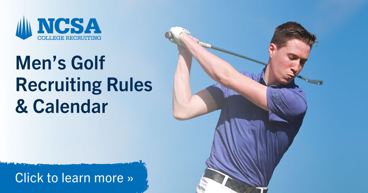 202324 NCAA Golf Recruiting Rules And Calendar