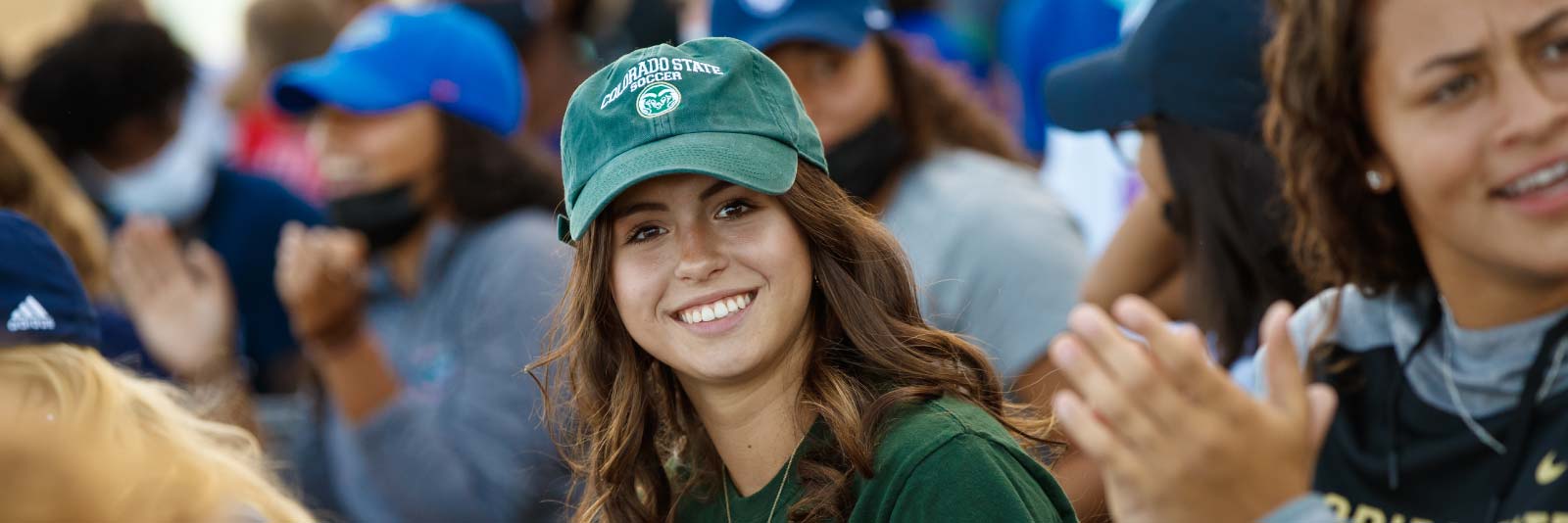 girl with a colorado state hat