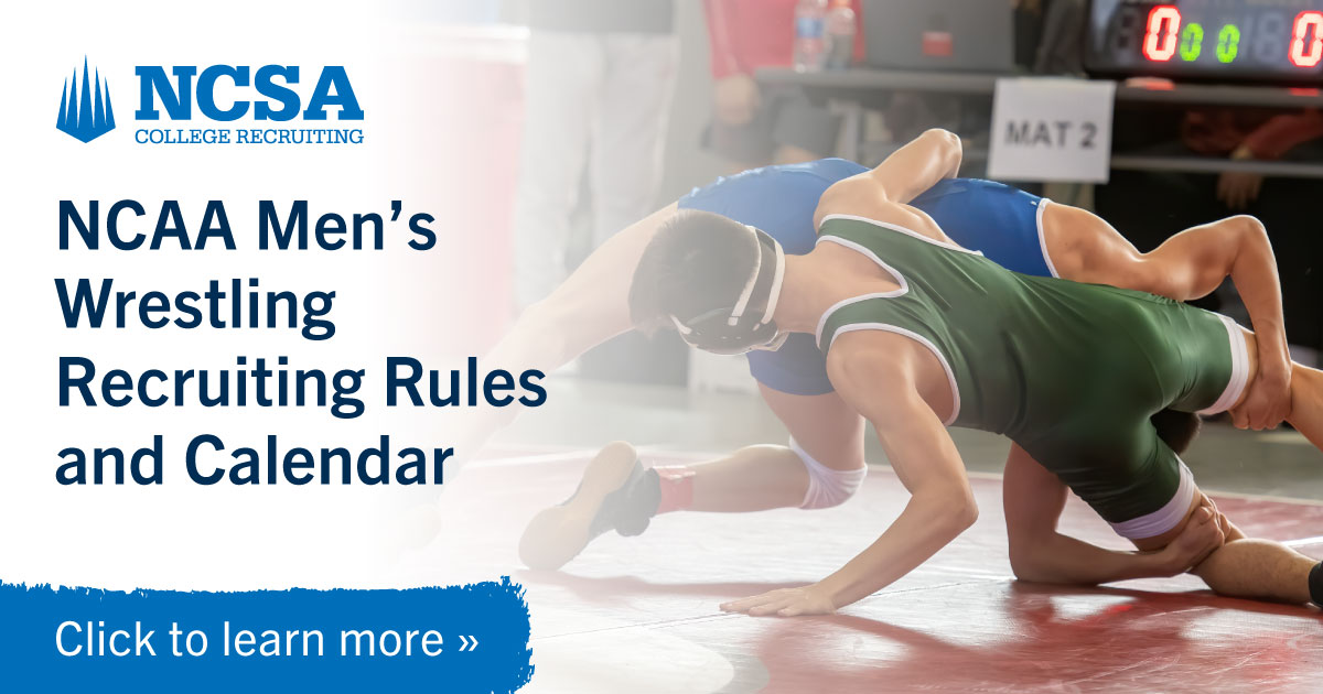 202324 NCAA Men’s Wrestling Recruiting Rules and Calendar