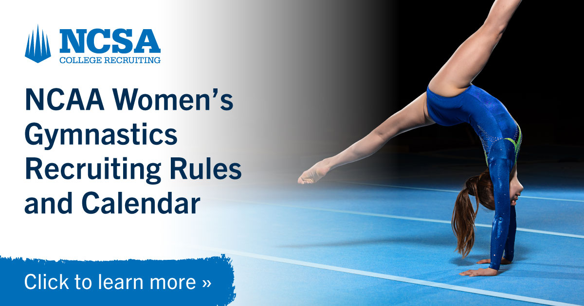 202324 NCAA Gymnastics Recruiting Rules and Calendar
