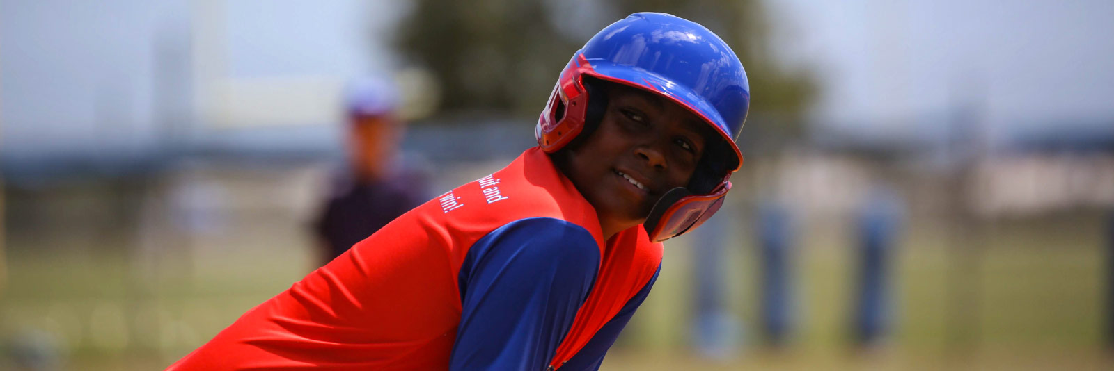 baseball player at a combine