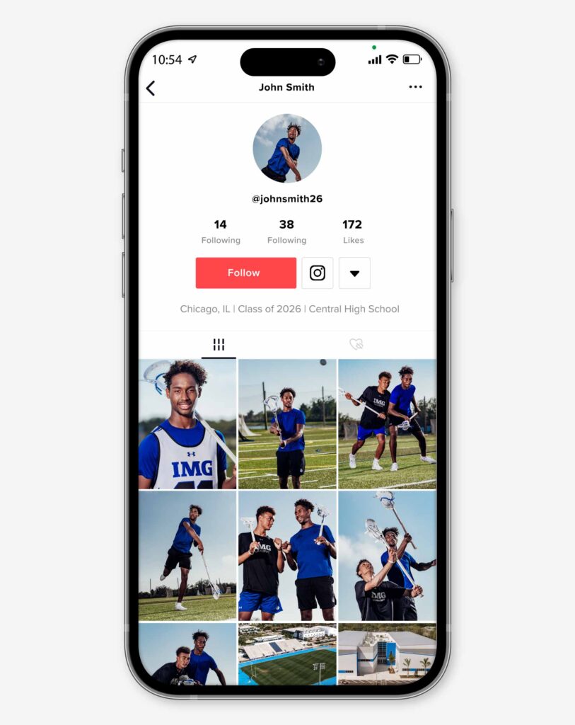What to include in your tiktok bio for college recruiting